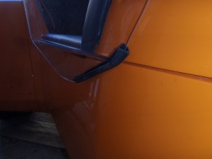 Deflectors rubber edging