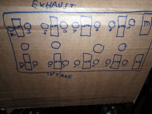 Highly technical head diagram